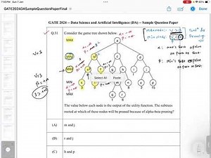 Gate DA sample paper complete solution question no 31
