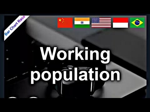Working Population Top Countries Ranking Statistics Data