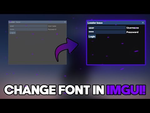How to CHANGE FONT In ImGui 2025 🚀
