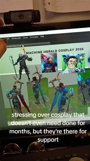 I have plenty of time and yet, the stress.... the stress of knowing I will be doing all nighters when July hits #cosplay #cosplans #machineherald #blitzcrank
