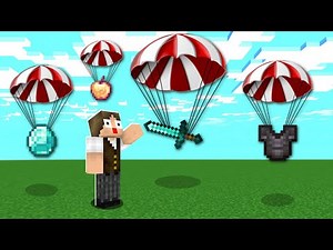 SOBREVIVENDO NO MINECRAFT COM LOOTS QUE CAEM DO CÉU!
