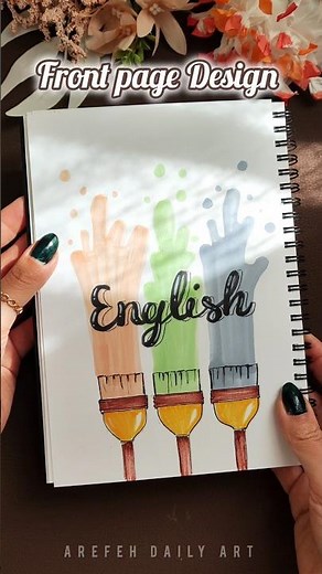 front page idea for English notebook