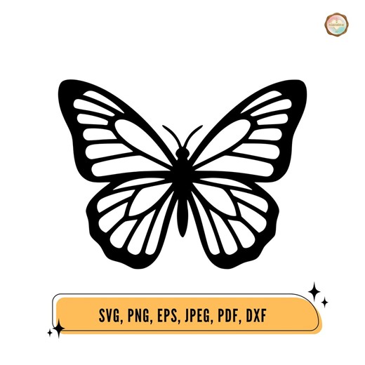 Monarch Butterfly SVG, Silhouette Vector Clip Art (digital Download) - Etsy
