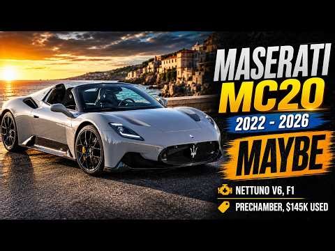 Buy or Bye: 2022–2026 Maserati MC20 — F1-Derived Nettuno V6 Exotic, $145K Used!