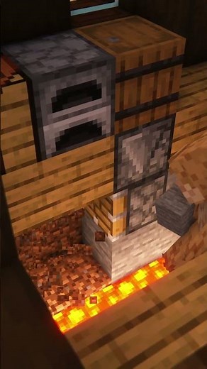 Secret Lava Trap for Thieves in Minecraft