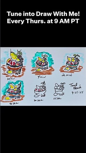 Last Week On Draw With Me: Time #sbsdrawwithme