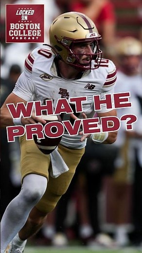 What Mason McKenzie PROVED for Boston College in week one #bostoncollegefootball #masonmckenzie