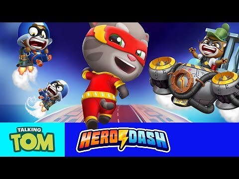 💪 Beating the Desert Boss in Talking Tom Hero Dash (Superhero Game App)