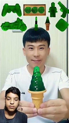 "Green Candy ASMR Challenge 🍬💚 | Satisfying Sounds!" #shorts