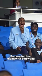 Team Botswana hyping up teammate Edwin Masuge during his T13 Men's 400m heat at the 2025 World Para Athletics Championships in New Delhi, India. (📹Credit: World Para Athletics) #NewDelhi2025 #ParaAthletics #Botswana #athleticsafrica #FBFRIENDS | AthleticsAfrica