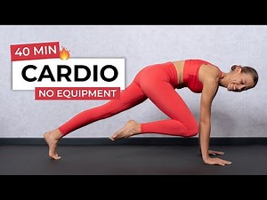 40 MIN FULL BODY CARDIO PILATES WORKOUT | No Equipment