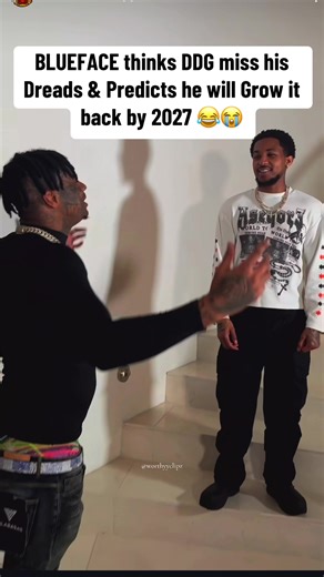 BLUEFACE thinks DDG misses his dreads 😂😭#ddg #ddgfamily #blueface | DDG