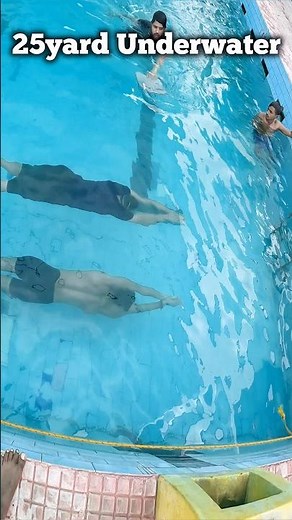 25 Yards Underwater Swimming 🏊🏻 #swimming #swimmingtips #underwater