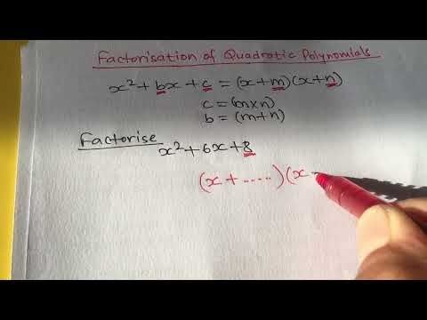 Factorisation of Quadratic Polynomials by Cross Method-1