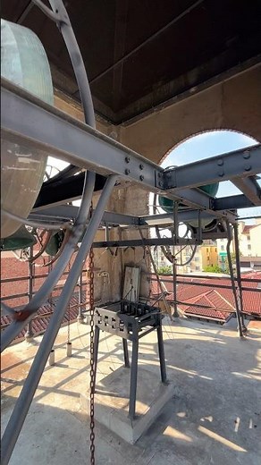 The five Italian bells rung by bellringers at Pentecost