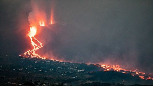 Drone to rescue trapped dogs on La Palma
