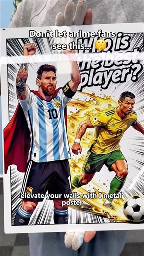 Lionel Messi Inter Miami,No-Drill Magnetic Wall Art⚽️ #imetalposter #Messiposter