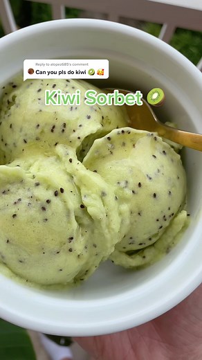 Refreshing Kiwi Sorbet Recipe | Easy Homemade Dessert