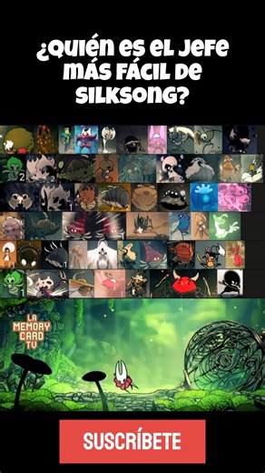 ¿El Jefe MÁS FÁCIL de Silksong es... 🤔#HollowKnight #Silksong #SilksongBosses #HollowKnightSilksong #TeamCherry #Ranking #GamingShorts #Videojuegos #Hornet #BossFight | La memory card tv