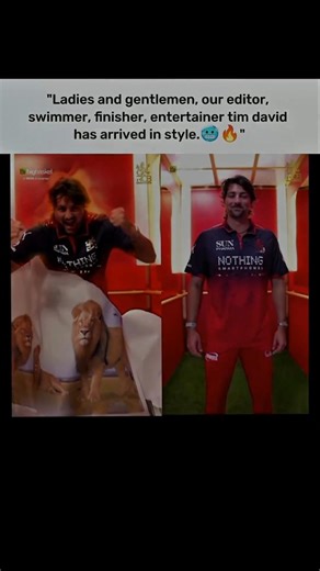 Tim David Arrives in Style for Royal Challengers Bengaluru ❤️‍🔥#cricketshorts