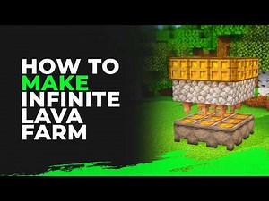 INFINITE LAVA Farm Tutorial Minecraft 1.21.11 (INFINITE FUEL!)