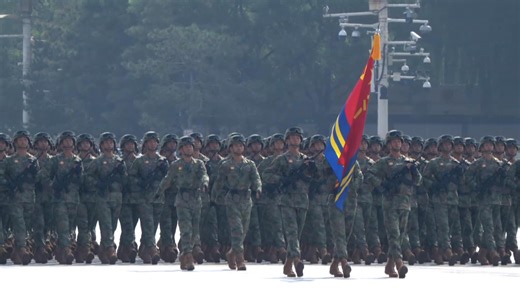 632K views · 33K reactions | The People's Liberation Army (PLA)'s Aerospace Force, Cyberspace Force and Information Support Force made its debut in Wednesday's V-Day military parade through Tian'anmen Square. | China Xinhua News | Facebook