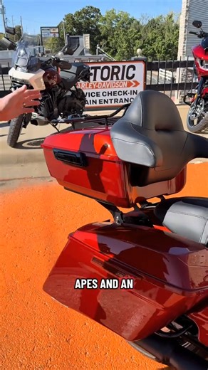 1.2K views · 16 reactions |  Bike of the Week Meet the 2025 Road King — dressed in Whiskey Fire with sleek black trim. Bold. Classic. Pure Harley attitude. ️ Rule the road — only at Legendary Harley-Davidson. | Towers' Historic Harley-Davidson | Facebook