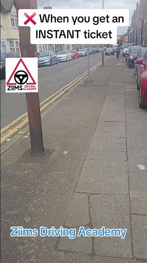 Double Yellow Lines Explained 🚫 When You Get an Instant Ticket! #yellowline