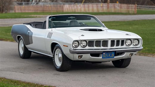 $2.53 million 1971 Plymouth Hemi Cuda convertible heading back to the auction block