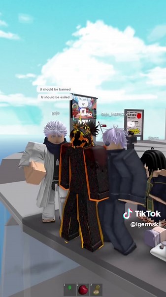 Secretly Gege in Disguise 👁️ | Natural Disaster Survival | Roblox