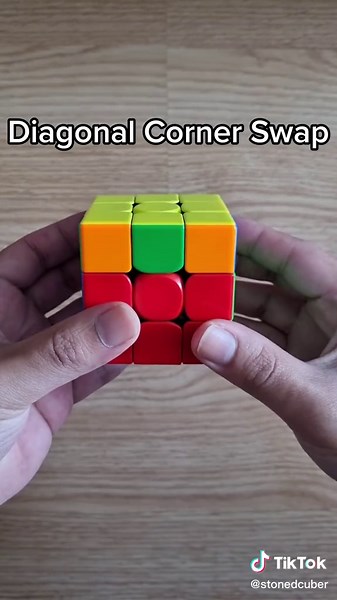 Rubik's Cube PLL: Diagonal Corner Swap Tutorial