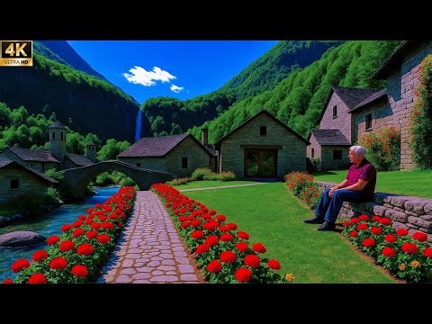 📍 I Found the Most Remote Village in the Swiss Alps with a 100 m Waterfall Oratorio di Ritorto