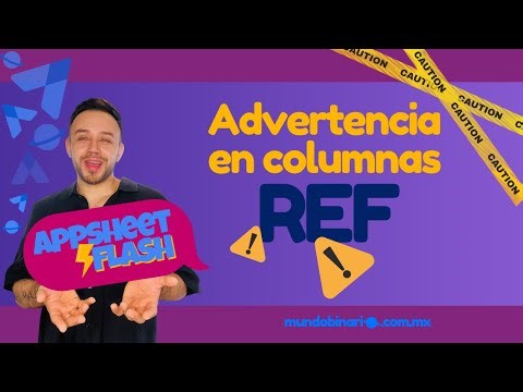 ⚡Advertencia en mi columna tipo REF en Appshee
