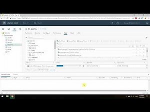 Upload files to VMware vSphere Datastore