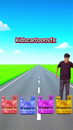 Funny Kids Cartoon VFX Magic Video