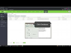 ZKTeco ZKTeco BioTime Tutorial – How to Backup & Restore Datebase By The Security Mill