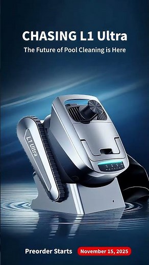Teaser】The CHASING L1 Ultra | Poolmate Robot Pool Cleaner