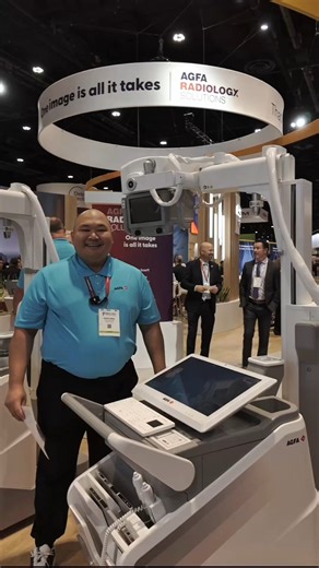 Agfa Radiology Solutions on Instagram: "Experience seamless efficiency with our One-Click Workflow solution. Unlock measurable productivity gains with fast RFID badge login and automatic patient identification via barcode scanning. With just a single click to drive the entire workflow, you can streamline operations, reduce manual steps, and maximize throughput like never before. #AgfaRadiologySolutions #AgfaAtRSNA #RSNA2025"