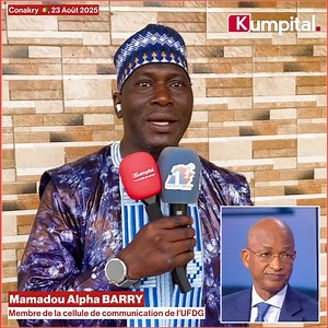 427K views · 15K reactions | Conakry  : Mamadou Alpha Barry membre de la cellule de communication de l'UFDG réagi à la décision du MATD | KUMPITAL | Facebook