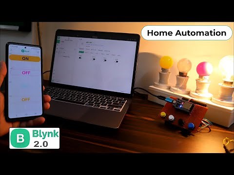 Home Automation using ESP32 & Blynk 2.0 with Real-Time Feedback