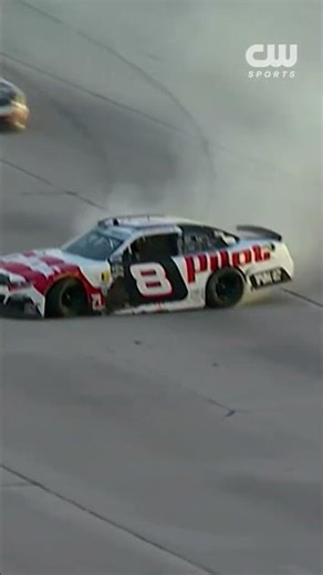 Sammy Smith and Corey Day spin out #nascar #oreillyautoparts #racing