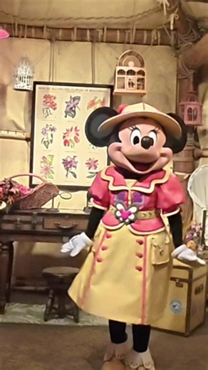 ディズニー ミニー グリーティング終了 長い戦い終えた瞬間