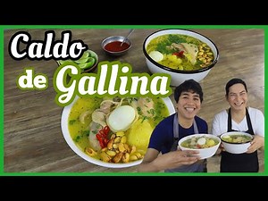 PREPARA CALDO DE GALLINA - FÁCIL Y DELICIOSO