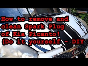 How to replace spark plugs in KIA Picanto?