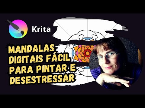 COMO FAZER MANDALAS FÁCIL COM O KRITA