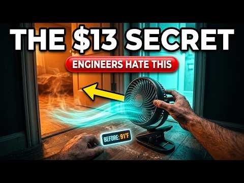 This $13 Window AC Trick Cools Two Rooms at Once — Engineers Hate It