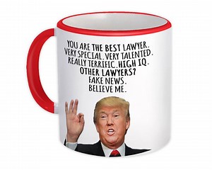 LAWYER Funny Trump Mug Gift Best LAWYER Birthday Christmas Jobs - Etsy