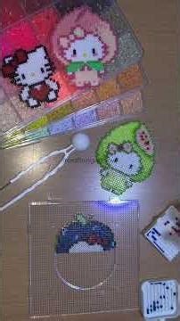Part 12 | Making Hello Kitty Perler Beads 🎀 | Cute DIY Craft S4