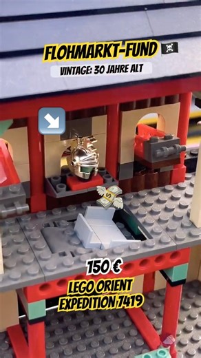 🧱 Arrr!!! Altes LEGO-Set für 150€ beim Flohmarkt gefunden 🏴‍☠️ #lego #nostalgia #vintage