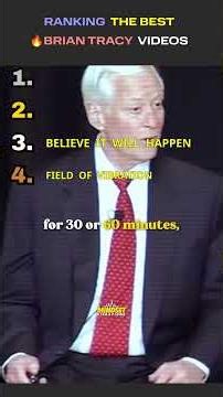 RANKING THE BEST 🔥BRIAN TRACY VIDEOS